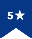 5 Start Badge
